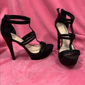Jessica Simpson Black Heels